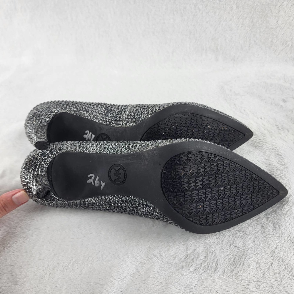 SOLD | Michael Kors Alina Flex Pump Rhinestone Pointed Toe | 9 M - Picture 5 of 9